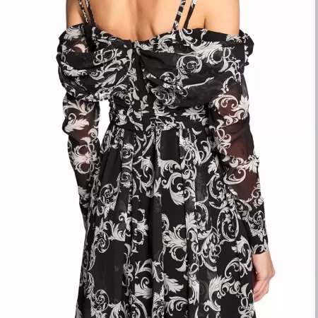 EUREKA BY BABYLON VESTITO CORTO BW DAMASCO