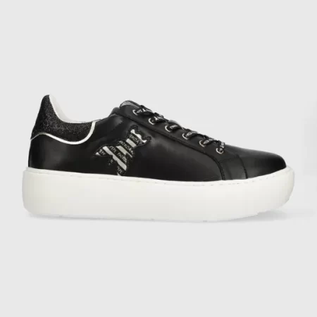 PATRIZIA PEPE SNEAKER IN PELLE NERA
