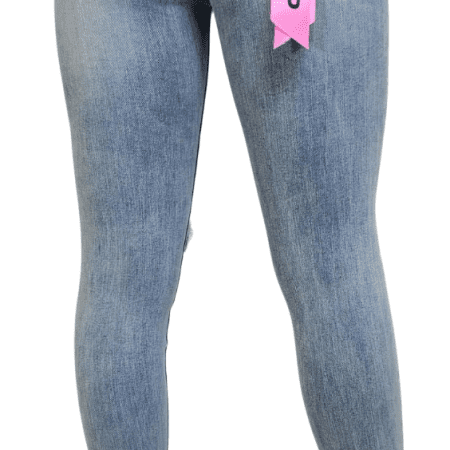 GRETHA MILANO JEANS PUSHUP DENIM CHIARO