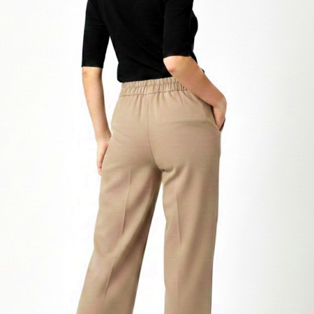 EXTYN ITALIA PANTALONE ELASTICIZZATO CON RISVOLTI